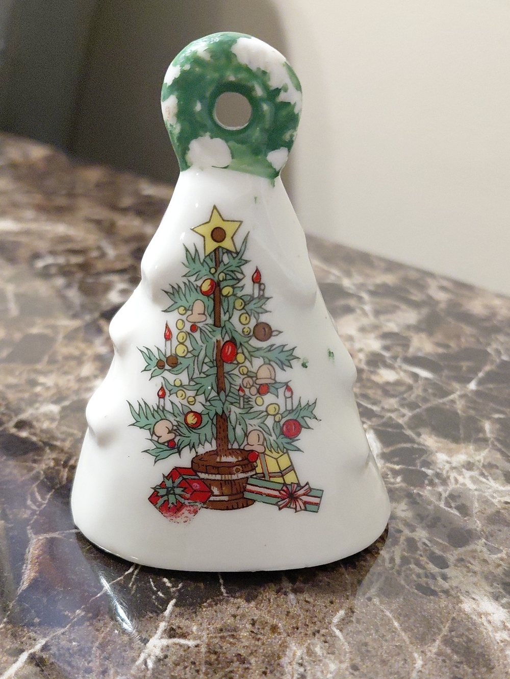 Vintage 1980s Lefton Christmas Tree Bell
